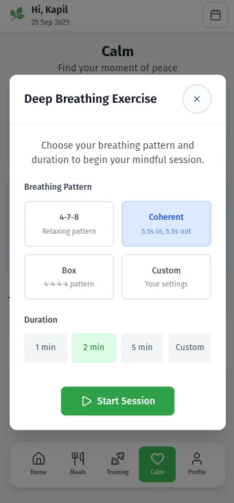 Vitality Calm & Mindfulness